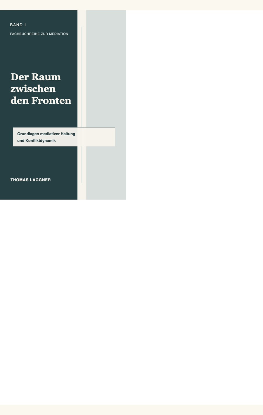 Cover: Der Raum zwischen den Fronten
