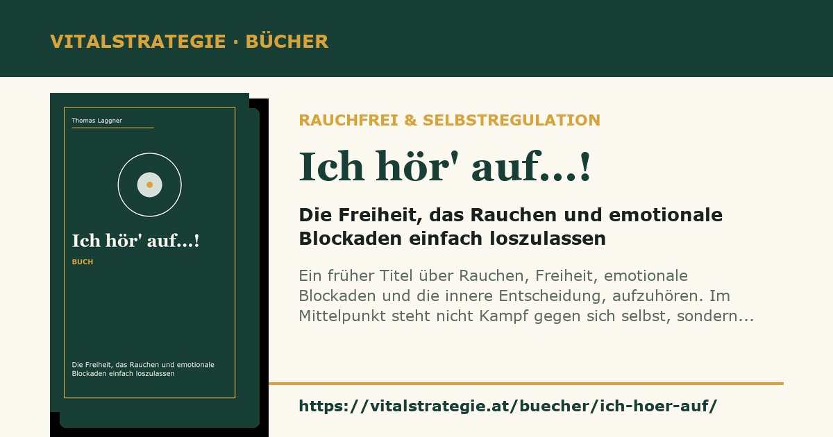 Social-Media-Vorschaubild für Ich hör' auf...!