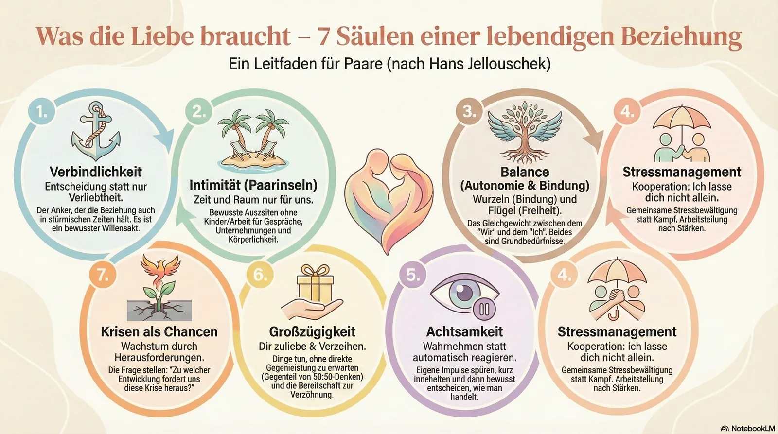 Originalgrafik Was die Liebe braucht mit Beziehungsfeldern