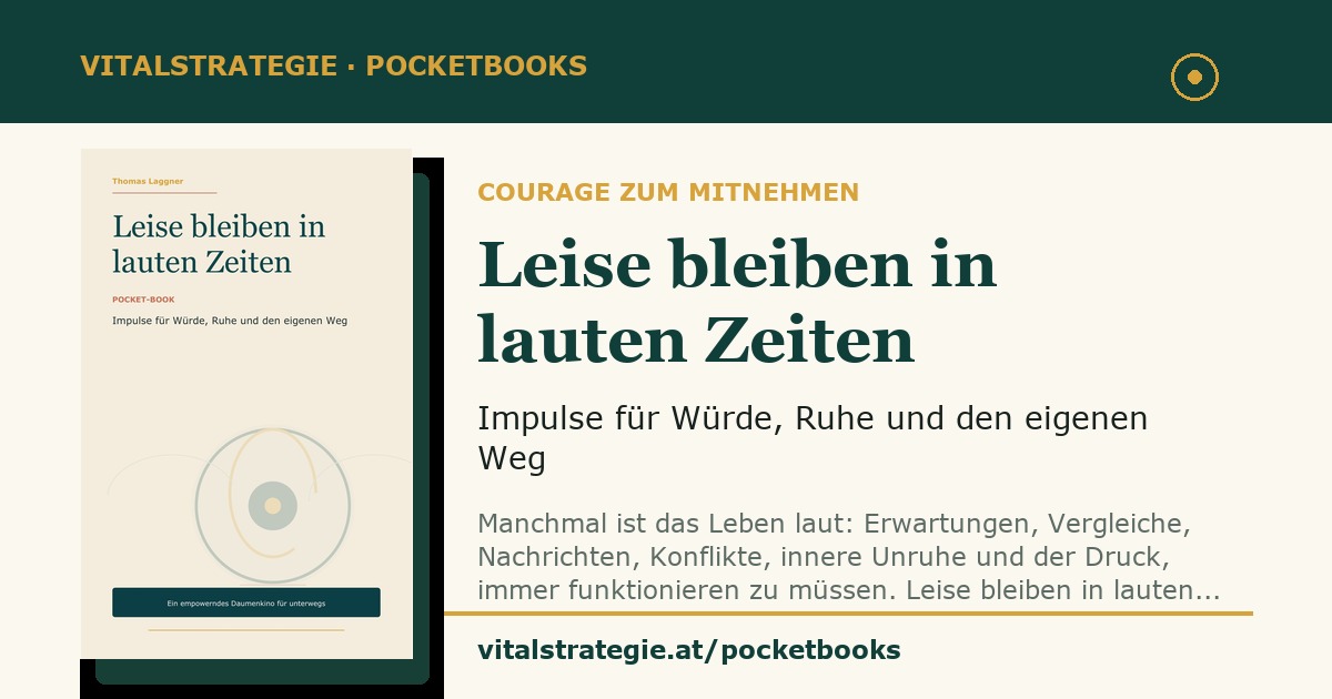 Social-Media-Vorschaubild für Leise bleiben in lauten Zeiten